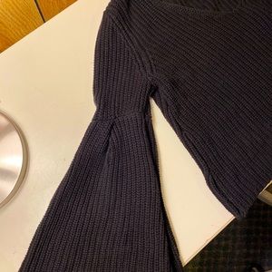 Black knit free people sweater